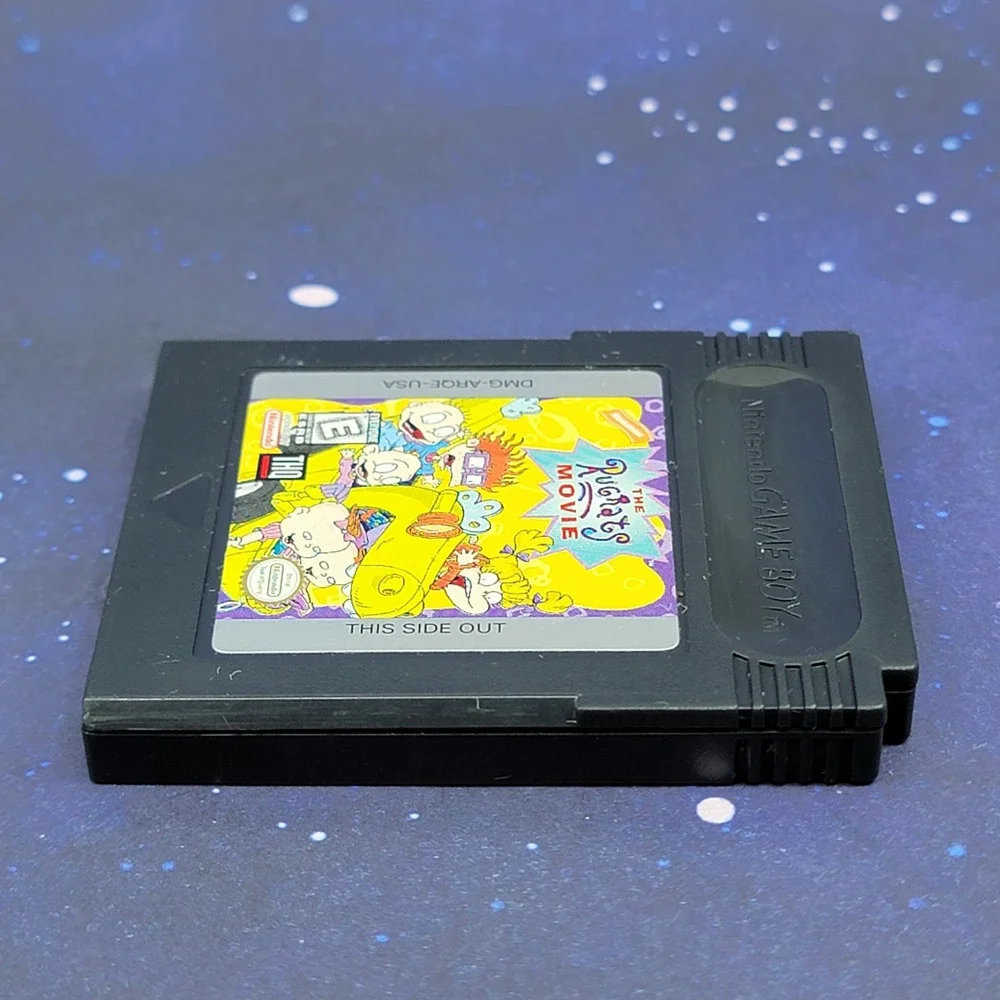 The Rugrats Movie Nintendo Game Boy GBC GBA Black Cartridge DMG-ARQE-USA THQ